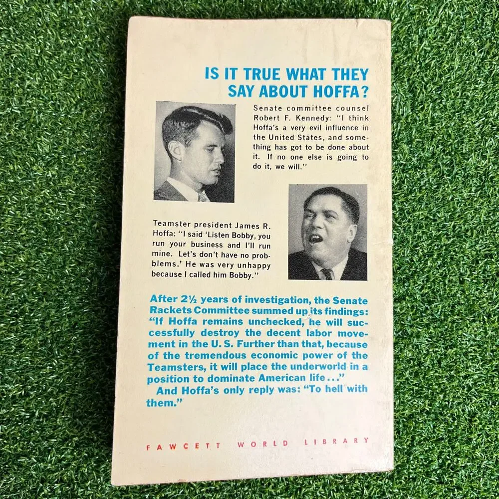 Vintage 1959 Jimmy Hoffa's Hot by John Bartlow Martin Paperback Book